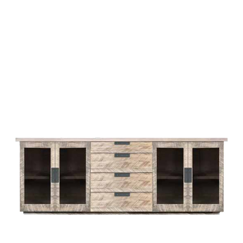 Arthur Philippe Sideboard with Drawers (Glass Doors)