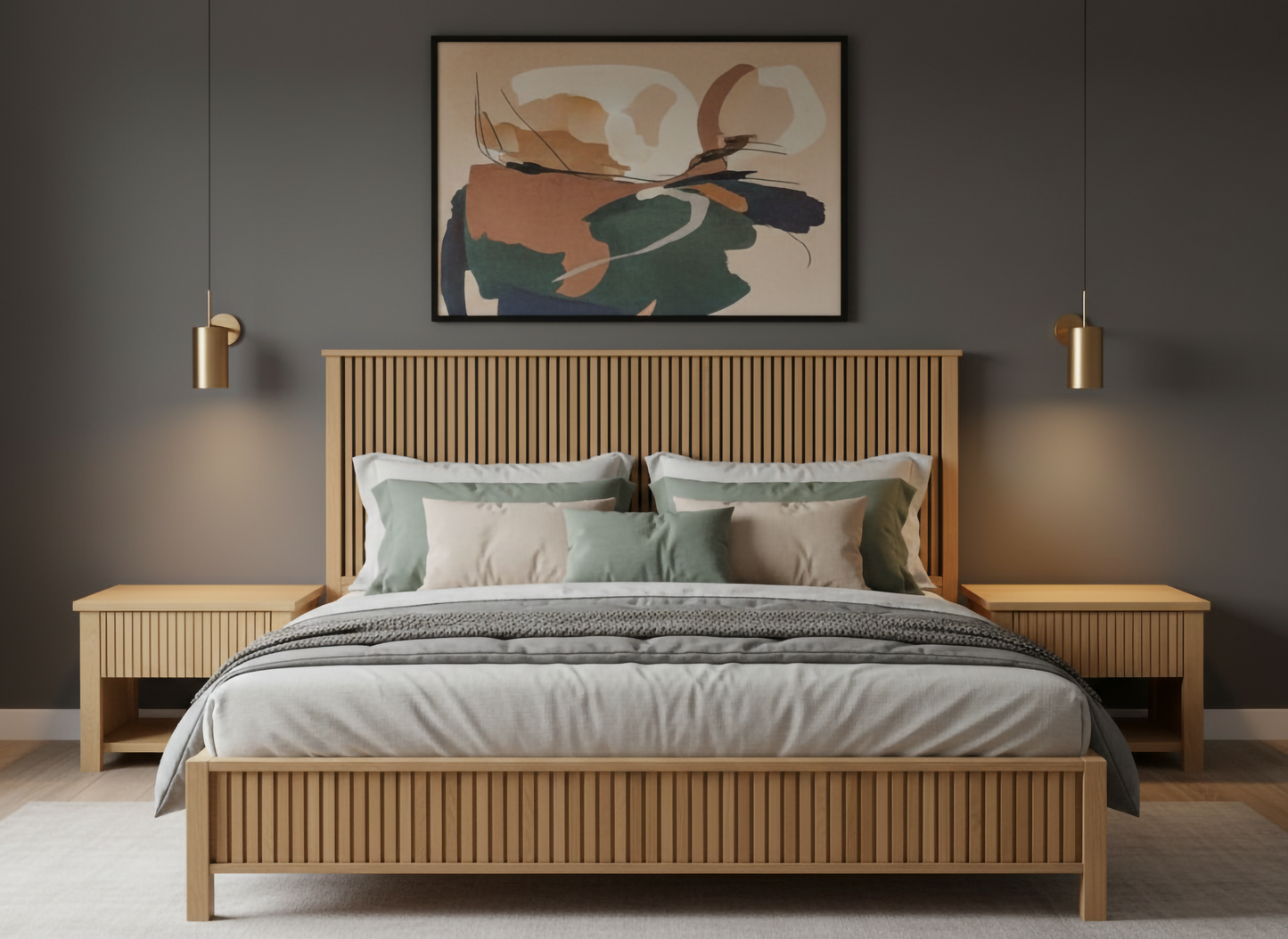 Custom Bayview Bed w/ 2 Nightstand (Installment #3)