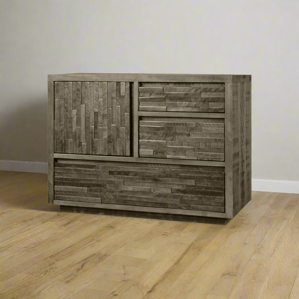 Ledge Rock Solid Wood Cabinet