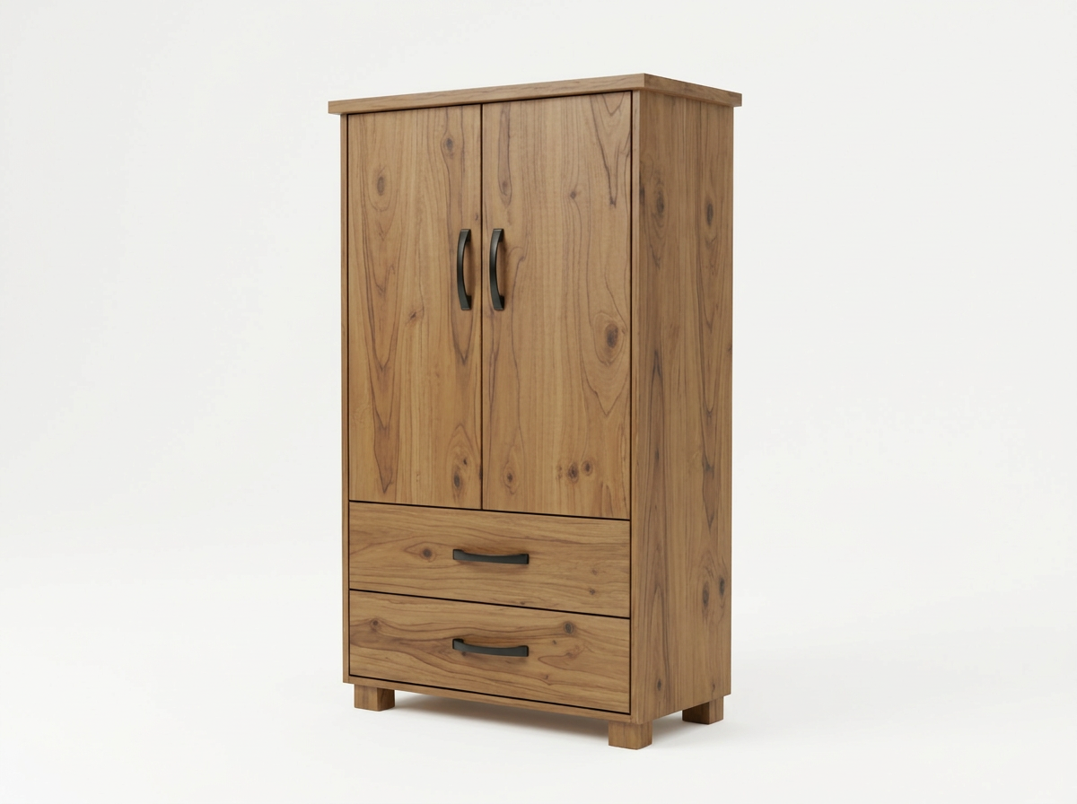 Aura Solid Wood Armoire