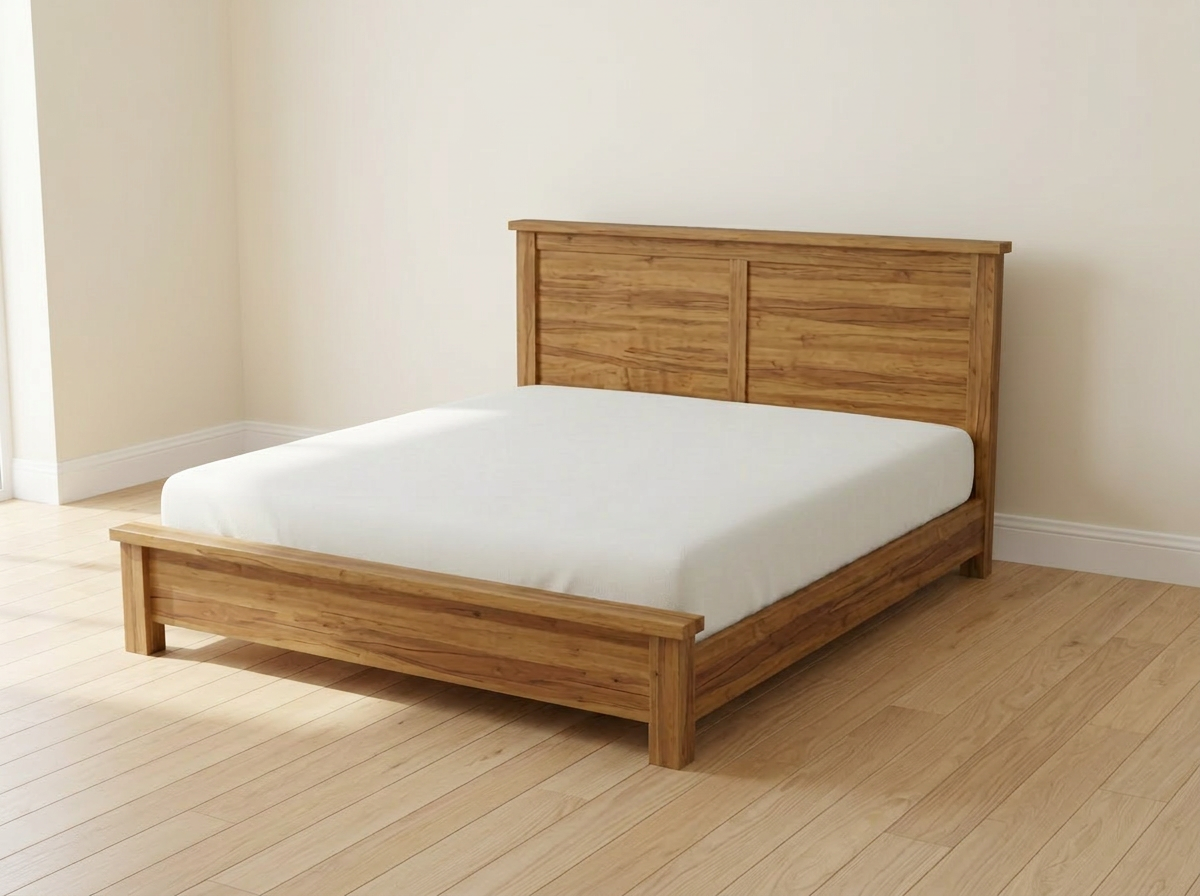 Aura Solid Wood Bed