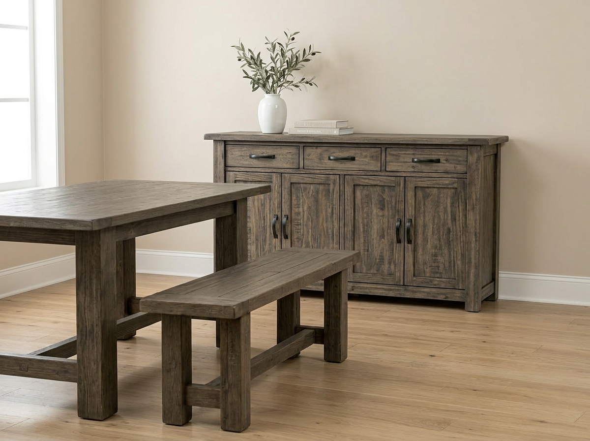 Baron Solid Wood Bench