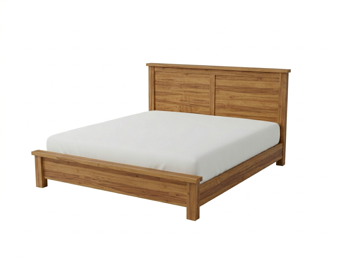 Aura Solid Wood Bed