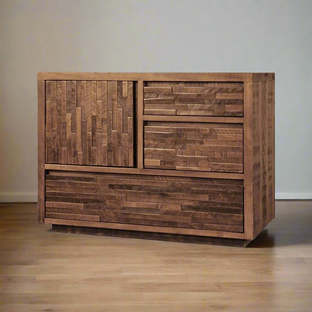 Ledge Rock Solid Wood Cabinet