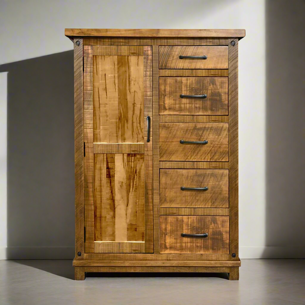 Adirondack Solid Wood Wardrobe Chest