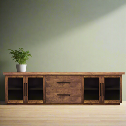 Arthur Philippe Solid Wood Media Stand