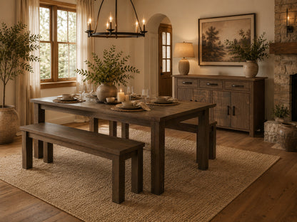 Atlas Solid Wood Dining Table