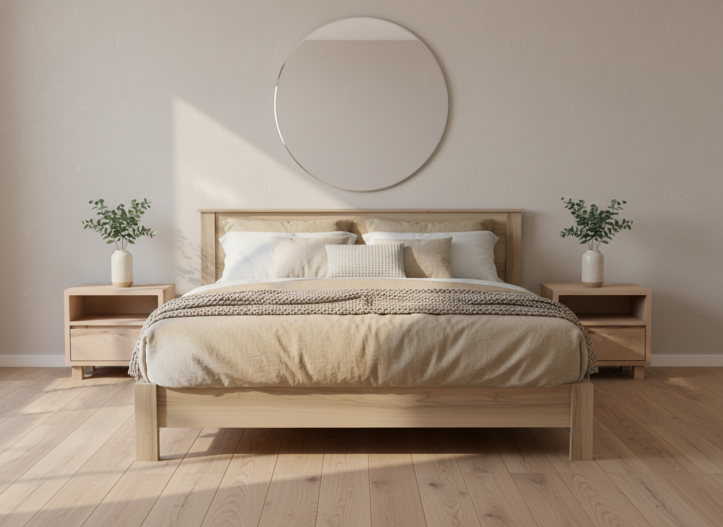 Colt Solid Wood Platform Bed