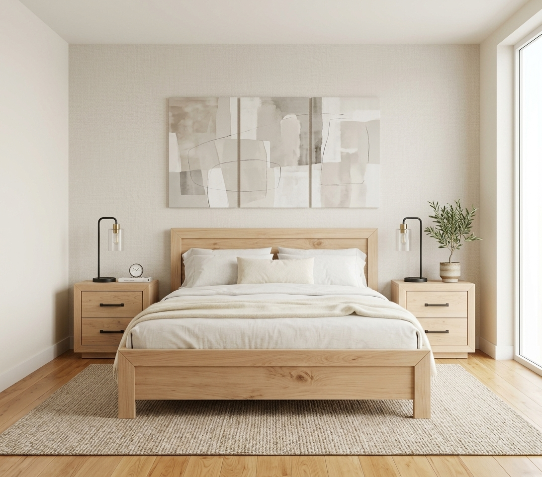 Randall Bedroom Collection Set (1 King Bed w/ 2 Nightstands