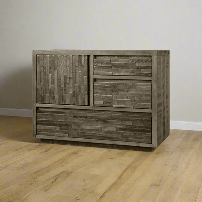 Ledge Rock Solid Wood Cabinet