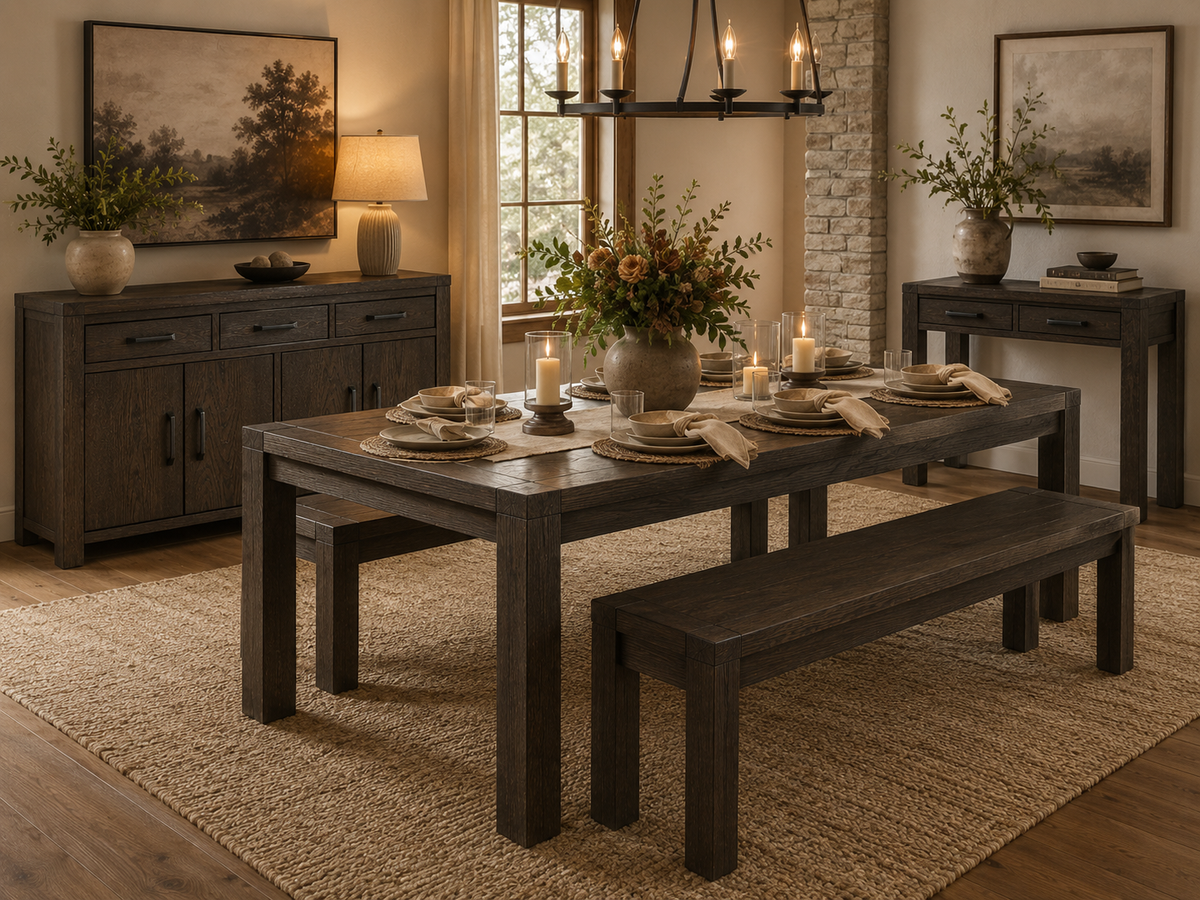 Briar Solid Wood Dining Table