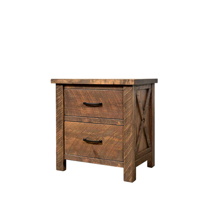 Crosswood Solid Wood Nightstand