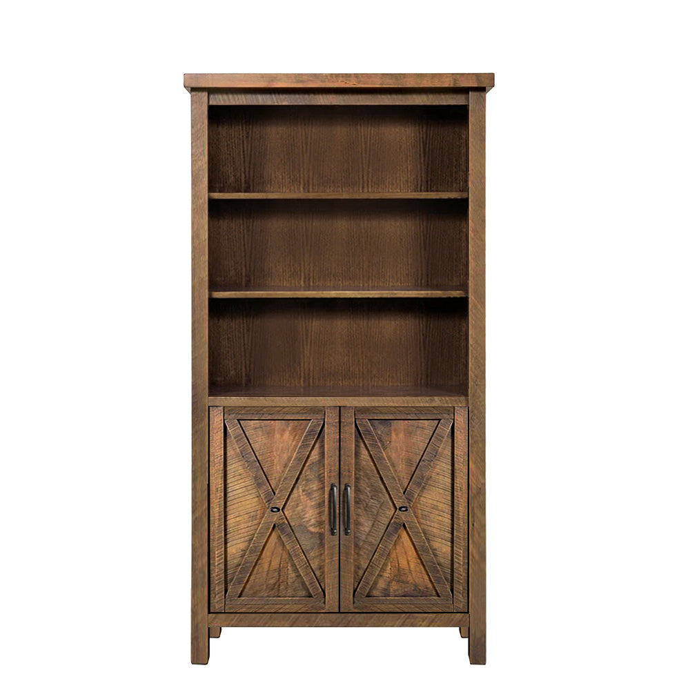 Crosswood Solid Wood Bookcase