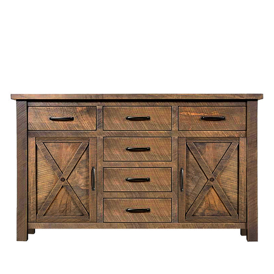Crosswood Solid Wood Sideboard