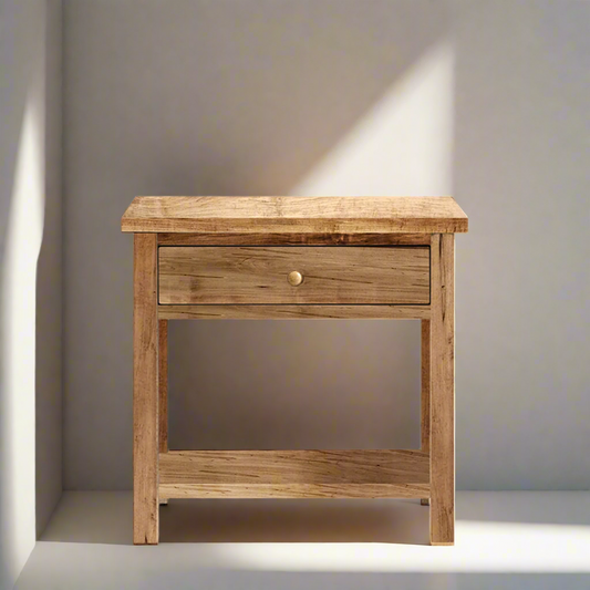 Farmstead 1 Drawer Solid Wood Nightstand