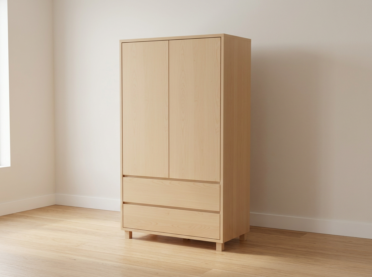 Colt Solid Wood Armoire