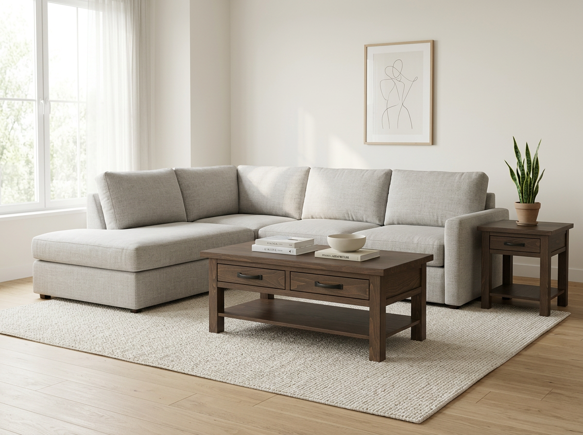Atlas Solid Wood Coffee Table