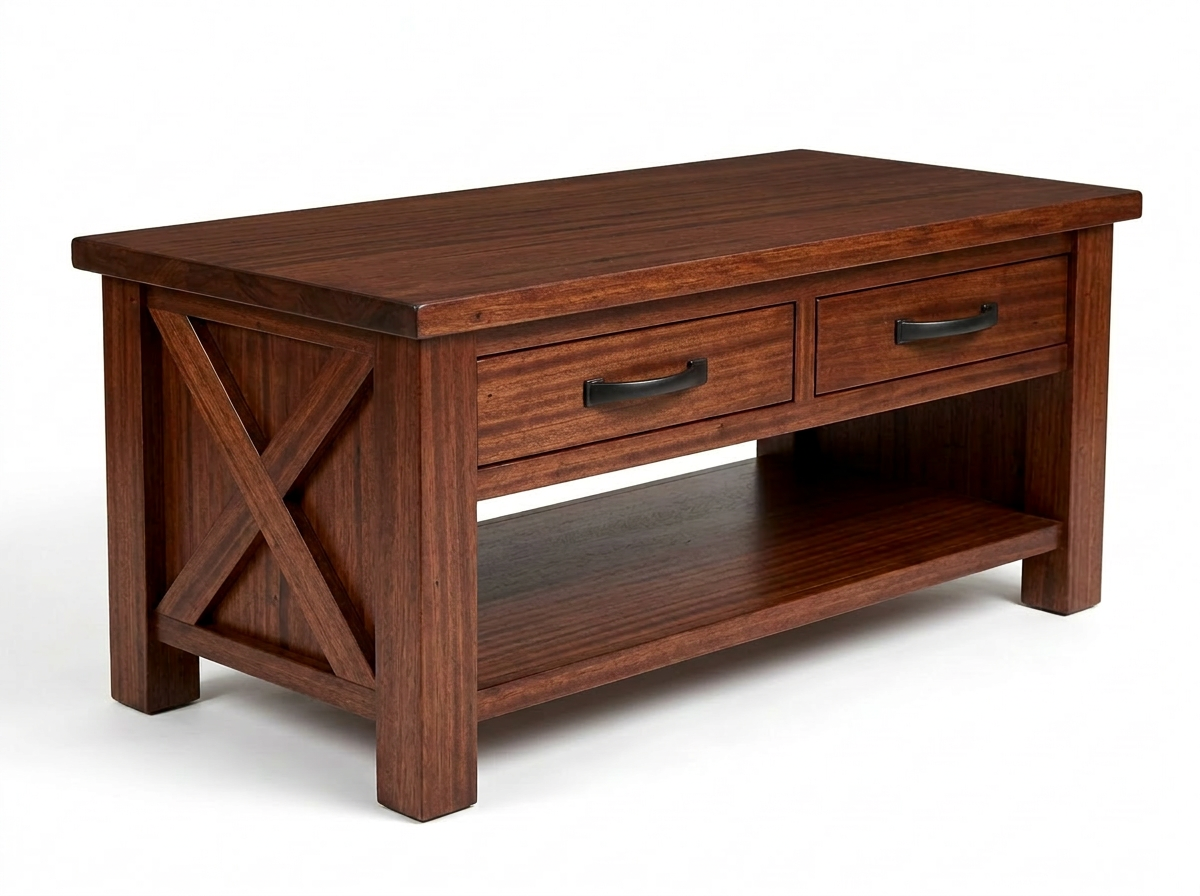 Caspian Solid Wood Coffee Table