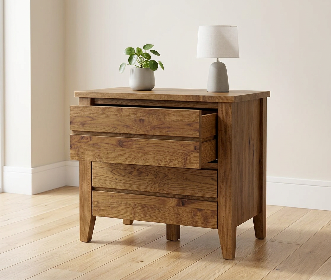 Aspen Solid Wood Nightstand