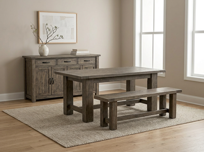 Baron Solid Wood Bench