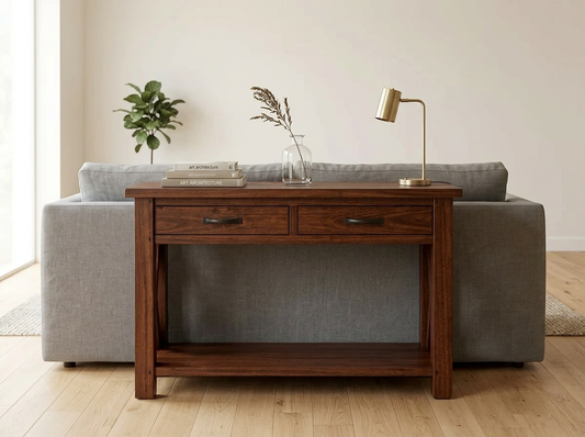 Caspian Solid Wood Sofa Table