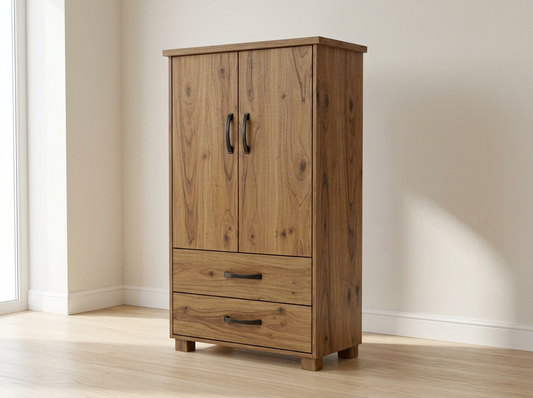 Aura Solid Wood Armoire