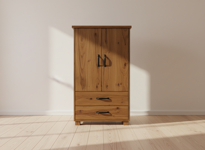 Aura Solid Wood Armoire