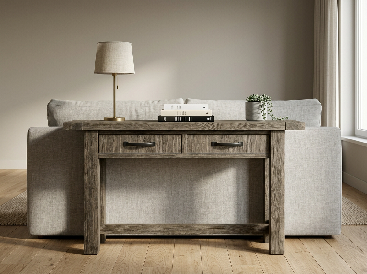 Baron Solid Wood Sofa Table