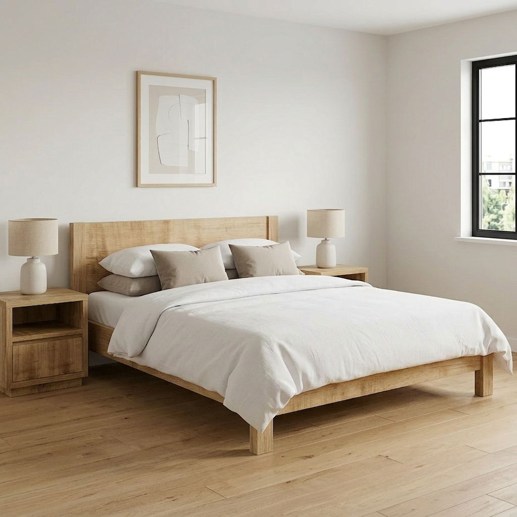 Marin Bedroom Collection Set (1 King Bed w/ 2 Nightstands