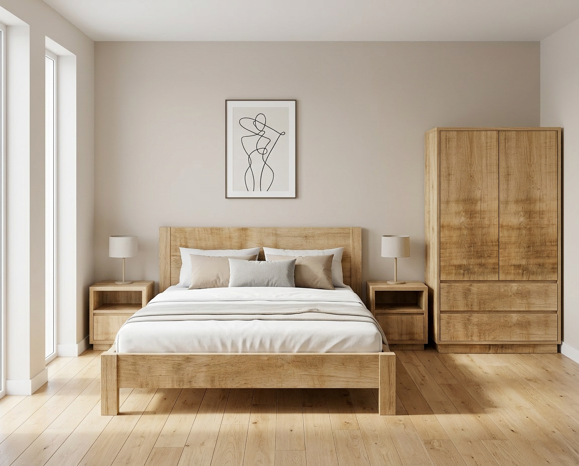 Marin Solid Wood Armoire