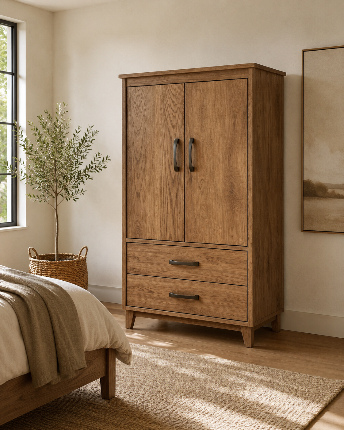 Haven Solid Wood Armoire