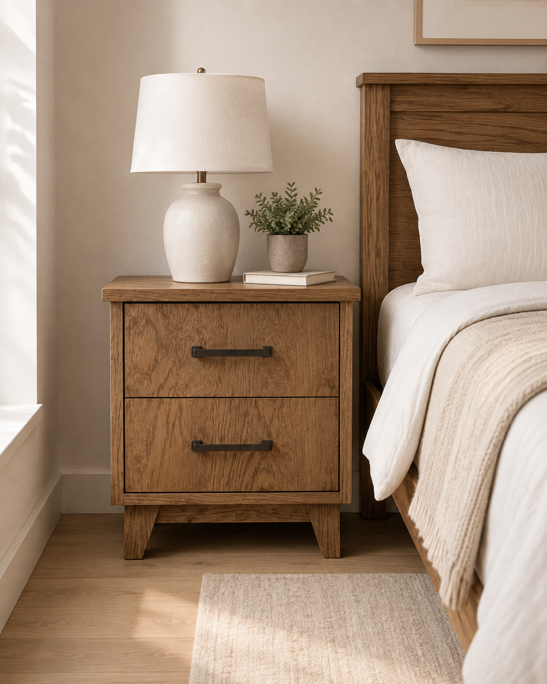 Haven Solid Wood Nightstand