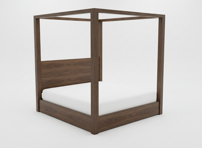 Hudson Solid Wood Canopy Bed