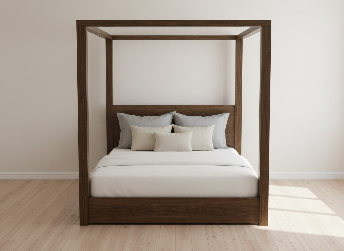 Hudson Solid Wood Canopy Bed