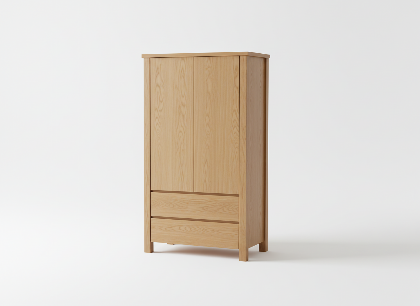 Linden Solid Wood Armoire