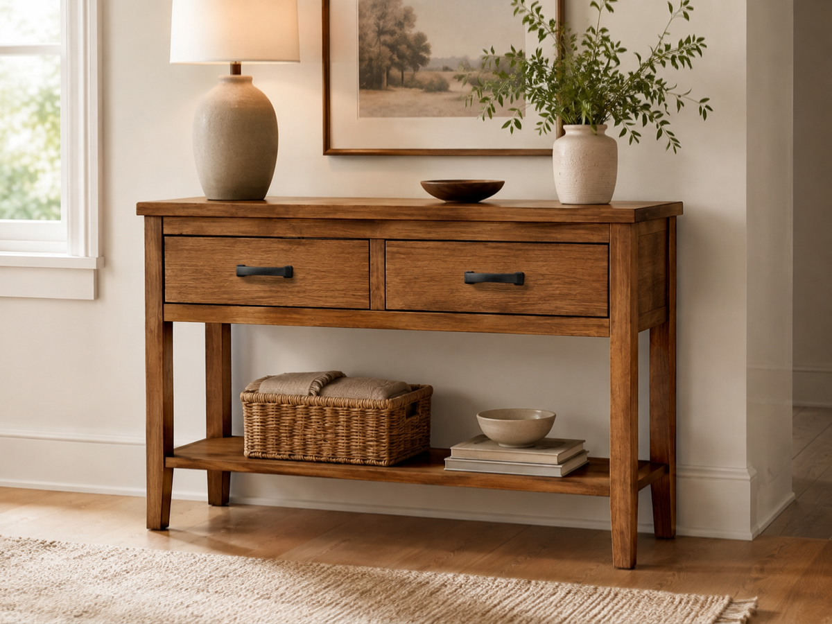 Terra Solid Wood Sofa Table