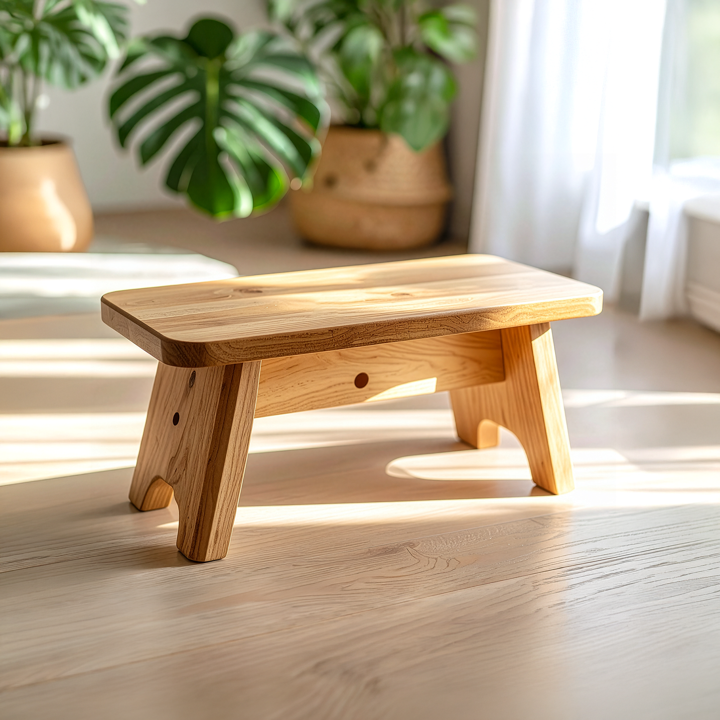 Solid Wood Kids Stool