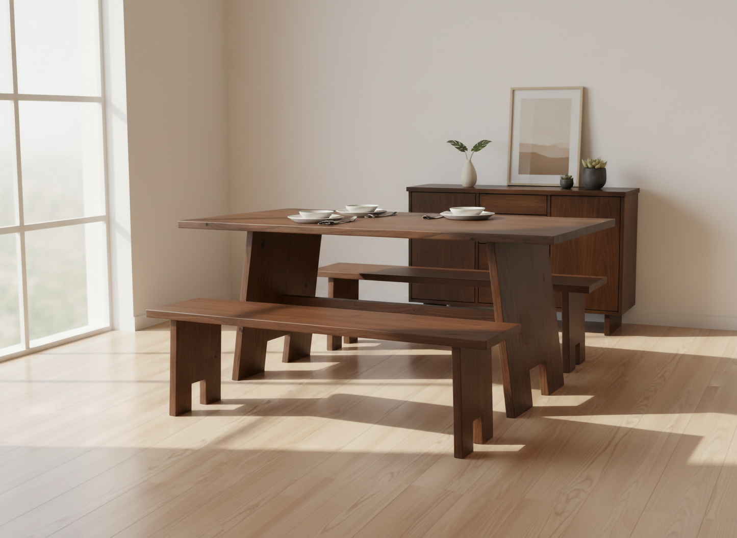 Noosa Solid Wood Dining Table